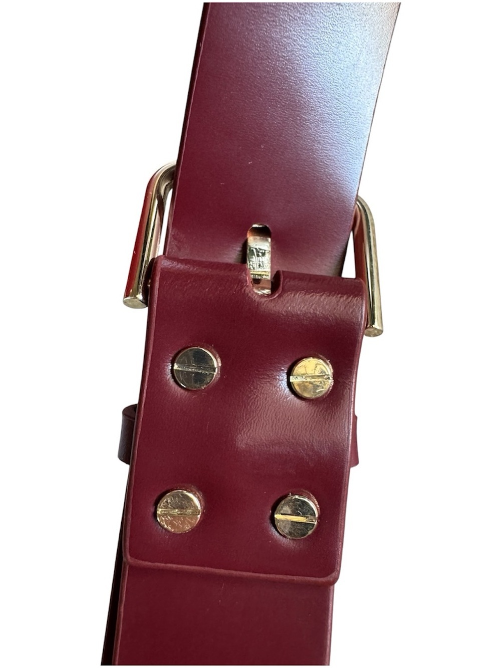 KITAYAMA x H.A.N Triton Burgundy Architectural Leather Tote Bag - Picture 14 of 16